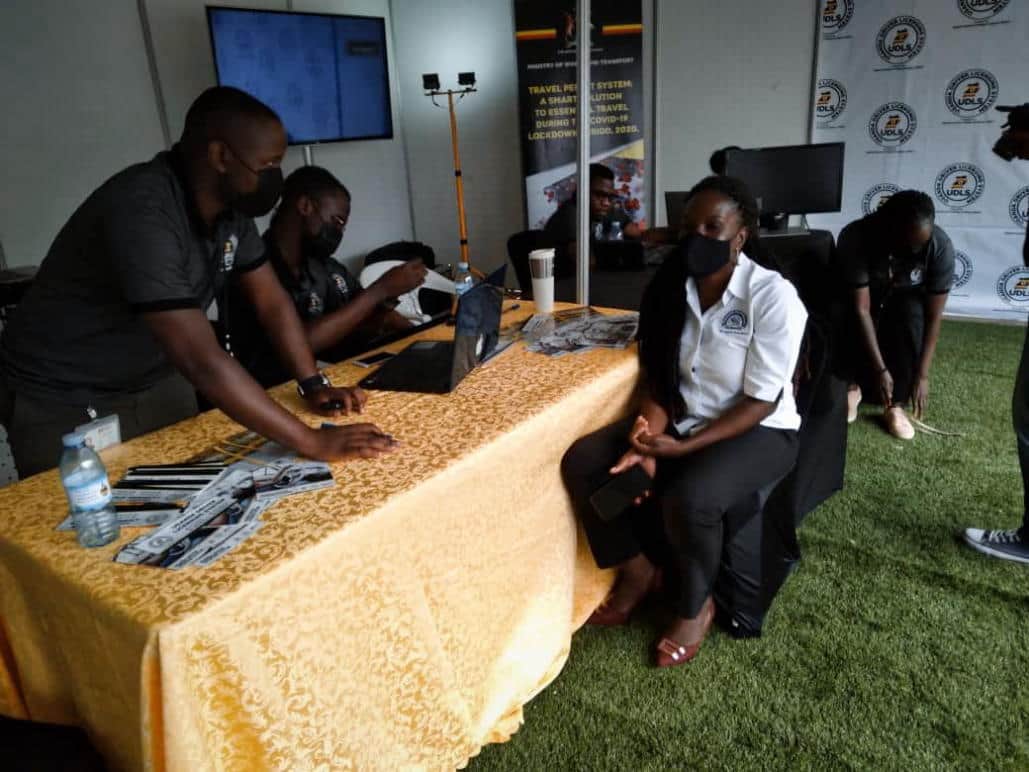 UDLS's booth at the e-Government expo held in Kampala on 3 December, 2021